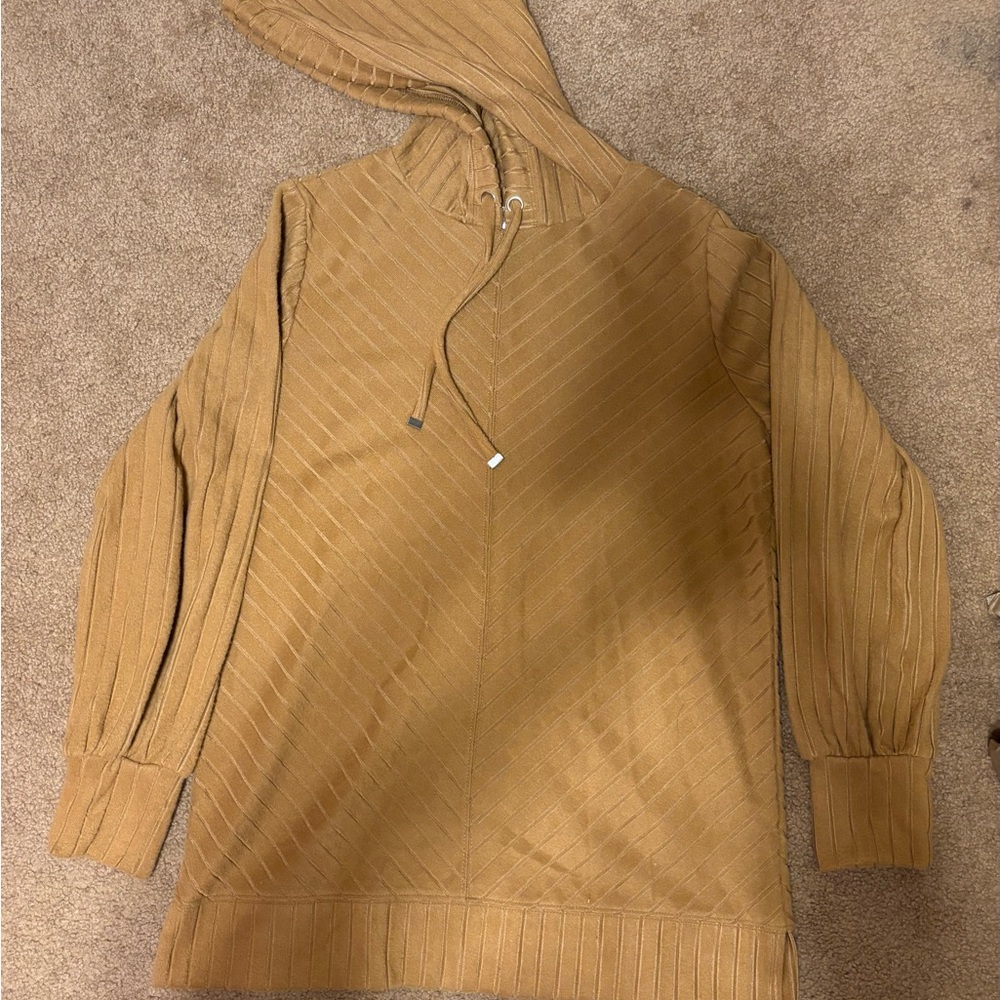 Women’s Tan Sweater Hoodie